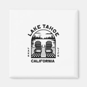 Lake Tahoe Kalifornien Outdoor Vintage Magnet