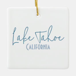 Lake Tahoe, Kalifornien Reiseandenken Keramikornament