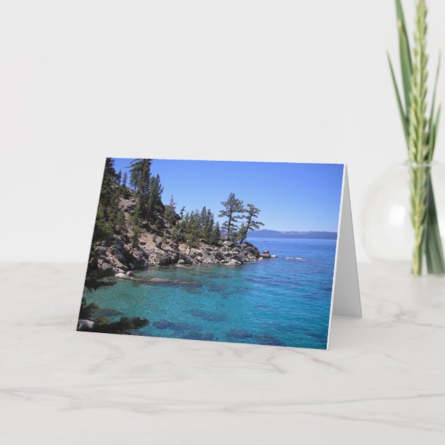 Lake Tahoe Karte (Vorderseite)