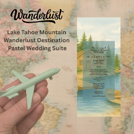 Lake Tahoe Mountain Rustikale Hochzeitsempfehlung  Programm