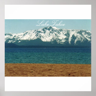 Lake Tahoe Nevada Beach Poster