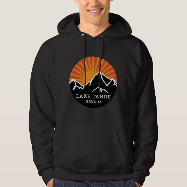 Lake Tahoe Nevada Mountains Souvenir Memorabilia W Hoodie (Vorderseite)