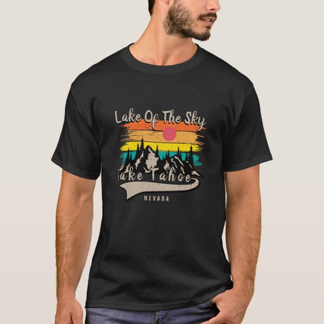 Lake Tahoe Nevada Persönlicher Individuelle Name T T-Shirt (Vorderseite)
