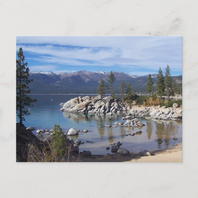 Lake Tahoe Post Card Postkarte (Vorderseite)