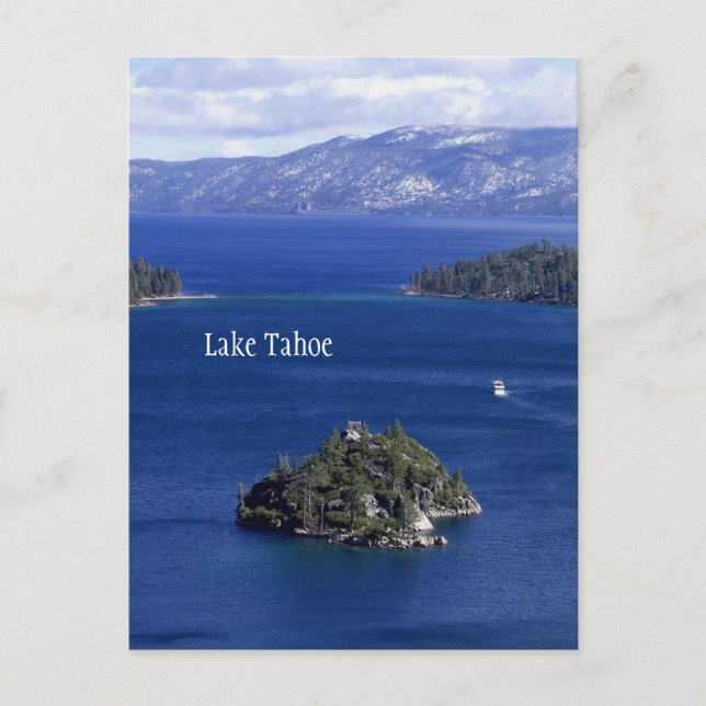 Lake Tahoe Postcard Postkarte (Vorderseite)
