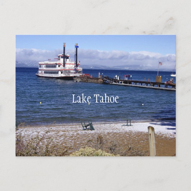 Lake Tahoe Postcard Postkarte (Vorderseite)