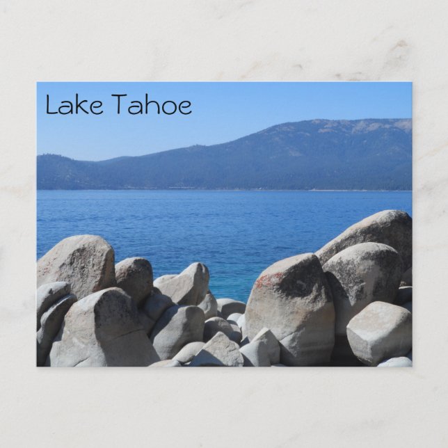 Lake Tahoe Postkarte (Vorderseite)