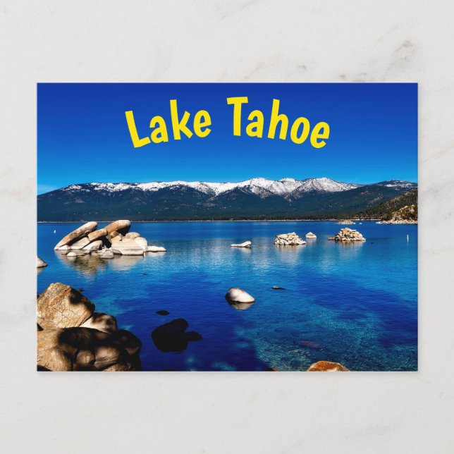 Lake Tahoe Postkarte (Vorderseite)