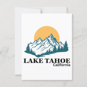 LAKE TAHOE POSTKARTE