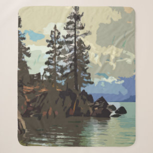 Lake Tahoe Sherpa Blanket Sherpadecke