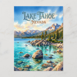 Lake Tahoe State Park USA -> Lake Tahoe State Park Postkarte