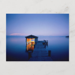 Lake Tahoe Sunset Postcard Postkarte