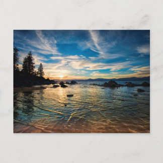 Lake Tahoe Sunset Postkarte