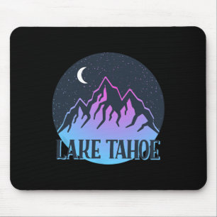 Lake Tahoe T Shirt Outdoor Ski Snowboarden Berg Mousepad