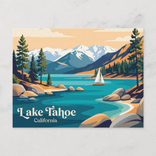 Lake Tahoe USA Postkarte