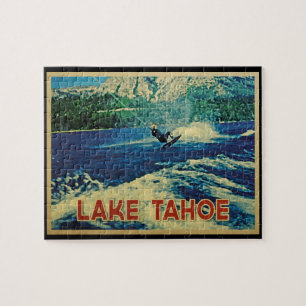 Lake Tahoe Wasserskifahrer