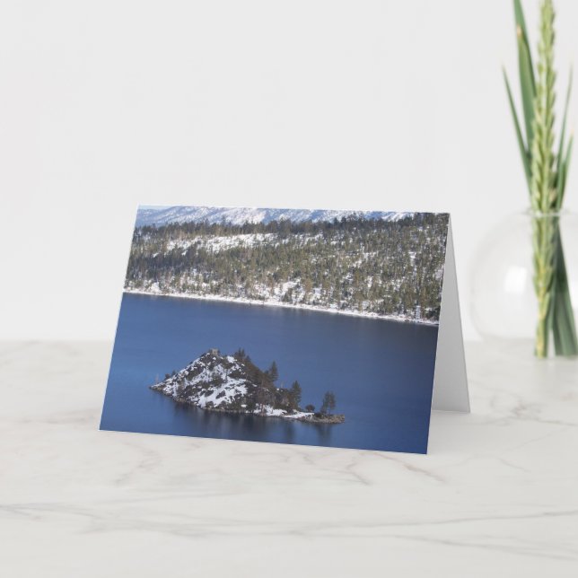 Lake- Tahoeanmerkungs-Karte Karte (Vorderseite)