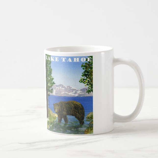 Lake- Tahoebär Kaffeetasse (Rechts)