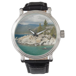 Lake- Tahoelandschaft Armbanduhr