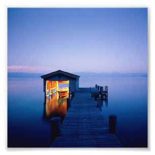 Lake- Tahoesonnenuntergang-Druck Fotodruck