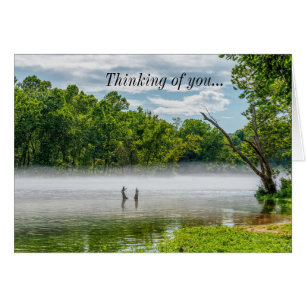 Lake Taneycomo Summer Fog Denken Sie an Ihre Karte