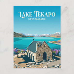 Lake Tekapo Neuseeland Postkarte