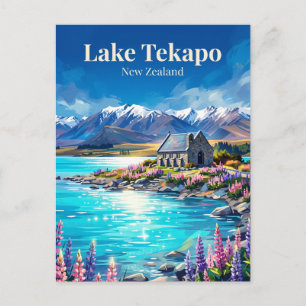 Lake Tekapo Neuseeland Postkarte