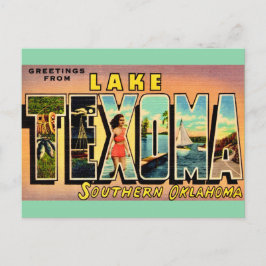 Lake Texoma Oklahoma Postkarte