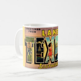 Lake Texoma Oklahoma Postkarten-Tasse Kaffeetasse