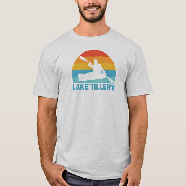 Lake Tillery North Carolina Kayak T-Shirt (Vorderseite)