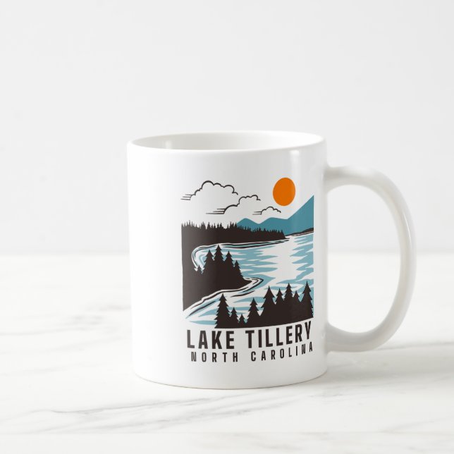 Lake Tillery North Carolina Summer Lake Life Boati Kaffeetasse (Rechts)