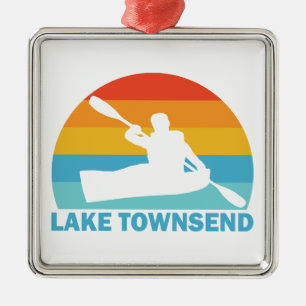 Lake Townsend North Carolina Kayak Ornament Aus Metall