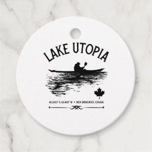 Lake Utopia New Brunswick Kanada Seen - Paddler Geschenkanhänger