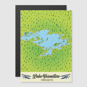 Lake Vermilion Minnesota Karte