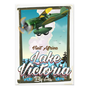 Lake Victoria African Feriposter Fotodruck