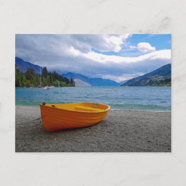 Lake Wakatipu, Queenstown - Postkarte (Vorderseite)