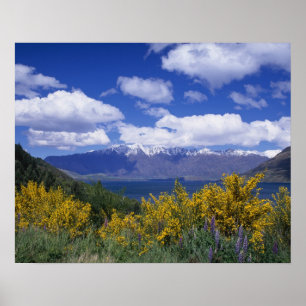 Lake Wakatipu und The Remarkables, Queenstown, Poster