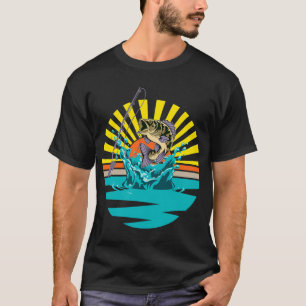 Lake Wappapello Missouri Retro-Sonnenuntergang T-Shirt