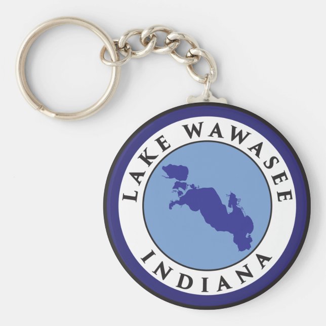Lake Wawasee, Indiana Schlüsselanhänger (Vorne)