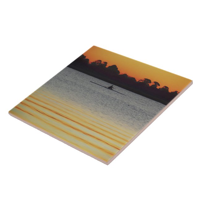 Lake Wendouree Calm Before Nightfall Fliese (Seite)