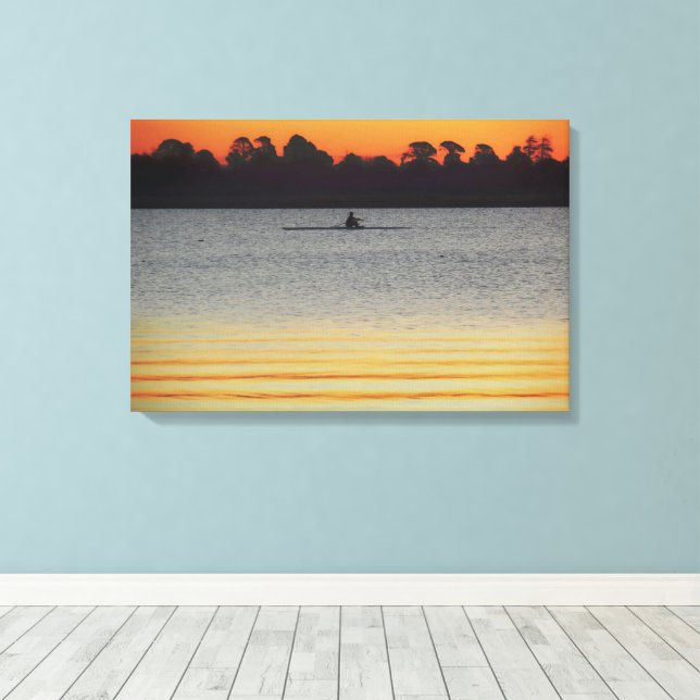 Lake Wendouree Calm Before Nightfall Leinwanddruck (Insitu (Holzboden))