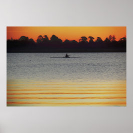 Lake Wendouree Calm Before Nightfall Poster