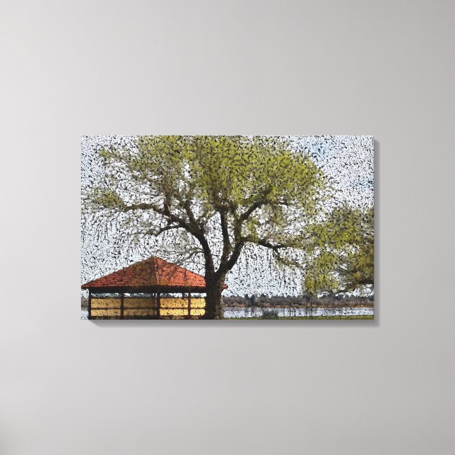 Lake Wendouree Pavilion Ballarat Leinwanddruck (Vorderseite)