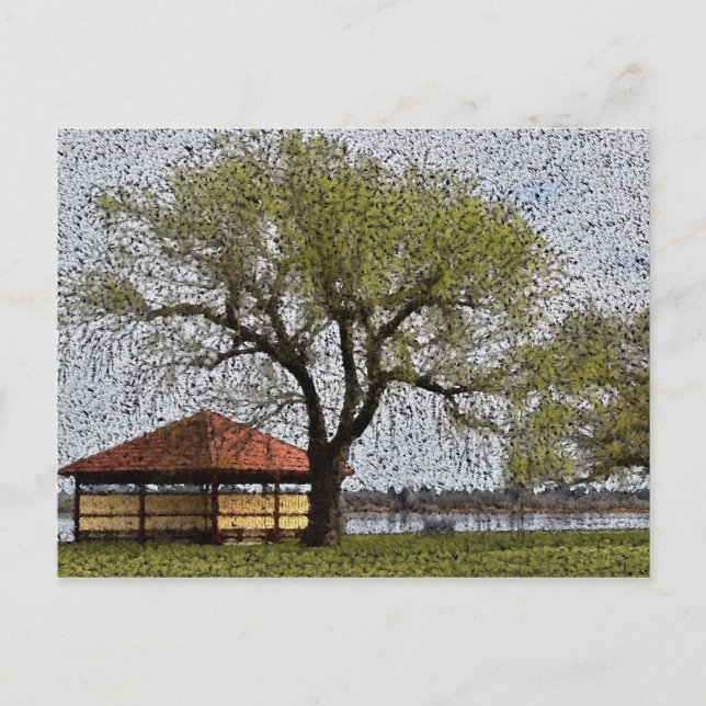 Lake Wendouree Pavilion Ballarat Postkarte (Vorderseite)