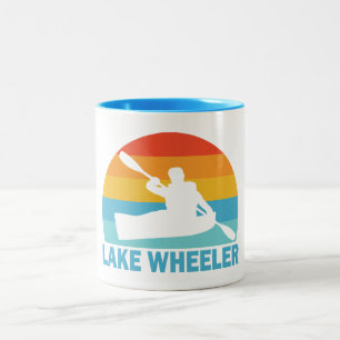 Lake Wheeler North Carolina Kayak Zweifarbige Tasse