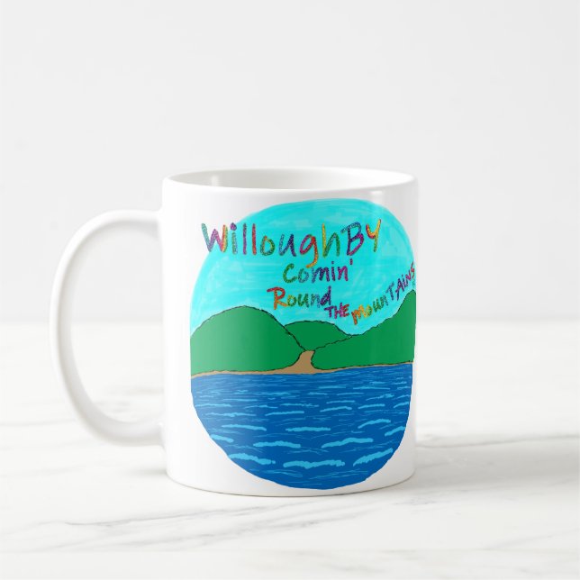 Lake Willoughby Coffee Tasse (Links)