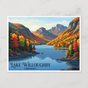 Lake Willoughby Westmore Vermont Postkarte