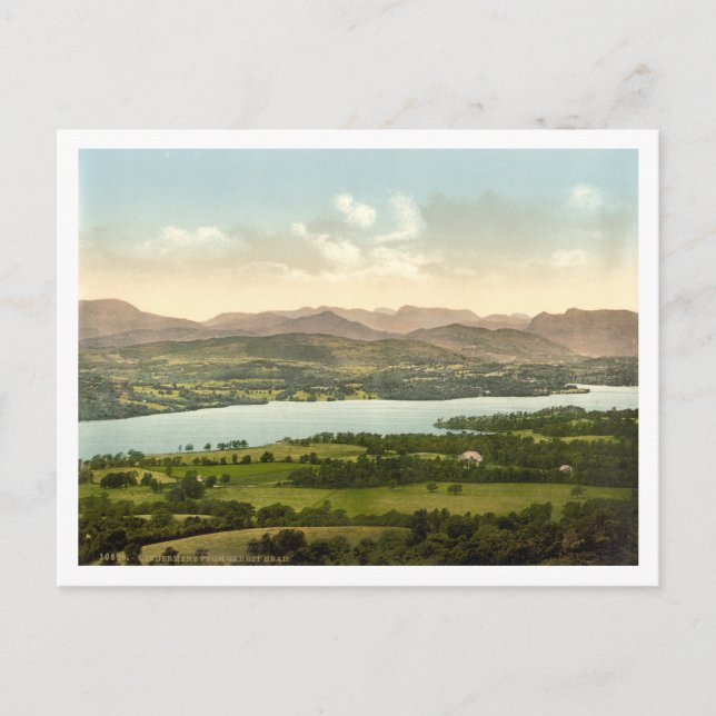 Lake Windermere I, Lake District, Cumbrien, Englan Postkarte (Vorderseite)