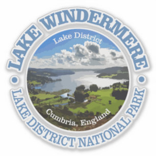 Lake Windermere (rd) Aufkleber