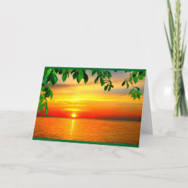 Lake Winnebago Sunset Denken Sie an Sie Karte